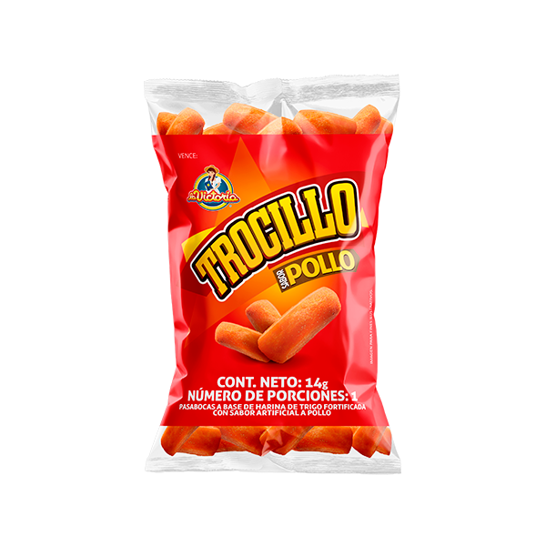 Trocillo Pollo 14g Paquete x 12 Unidades