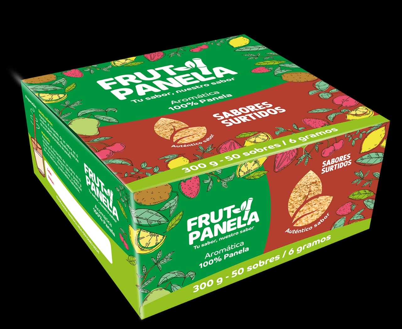 50 Sobres x 6 g Panela Saborizada Frut Panela