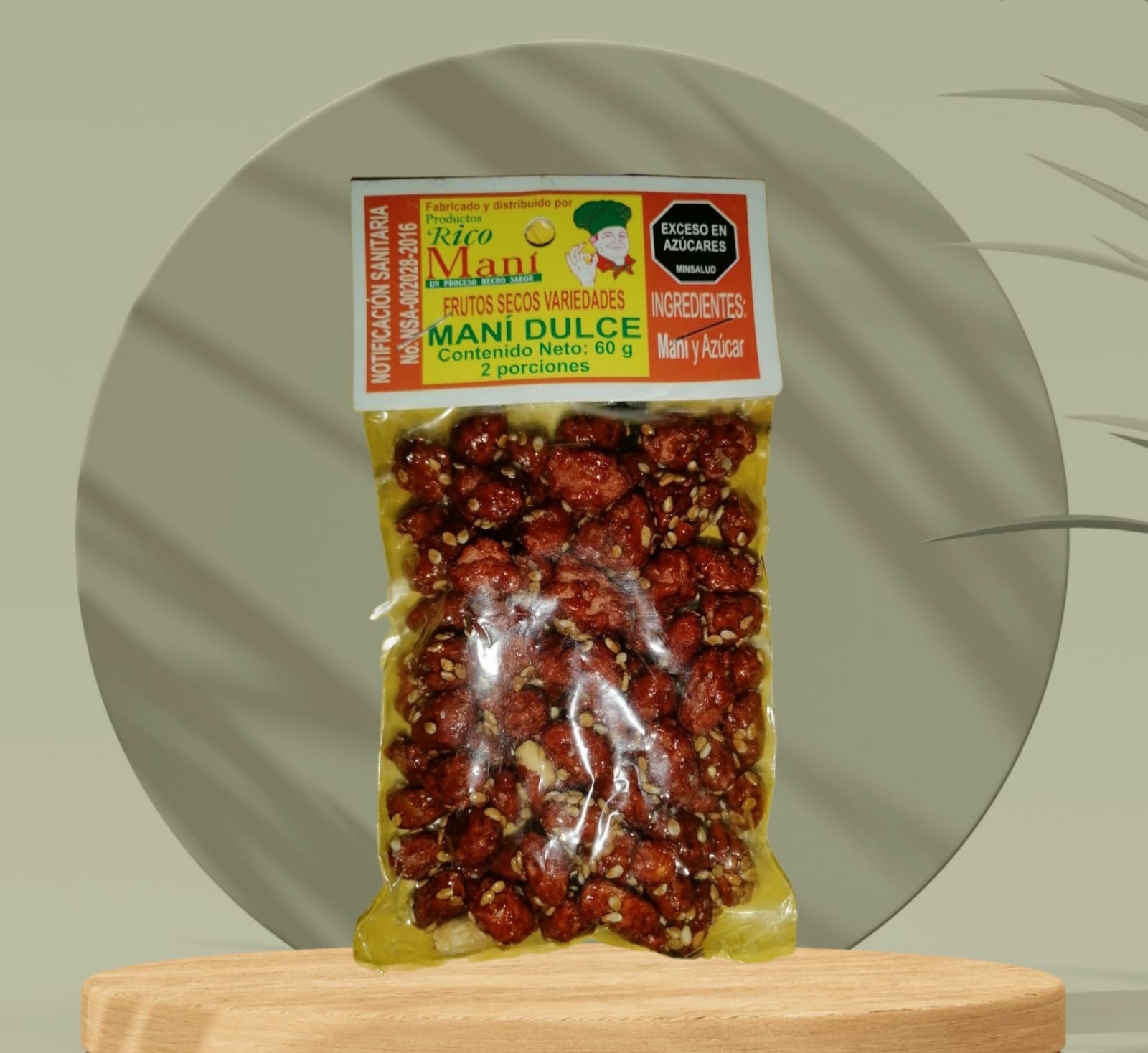 Mani Dulce Rico Maní x 60 g