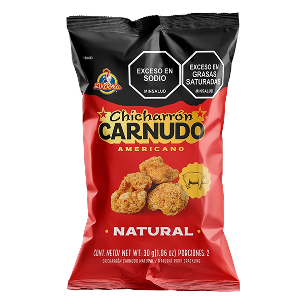 Chicharon Carnudo Natural x 30g