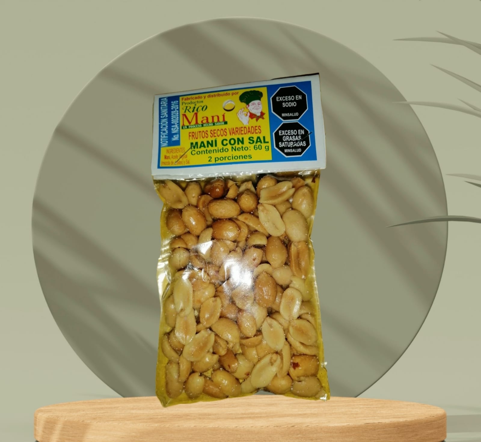 Mani Salado Rico Maní x 60g