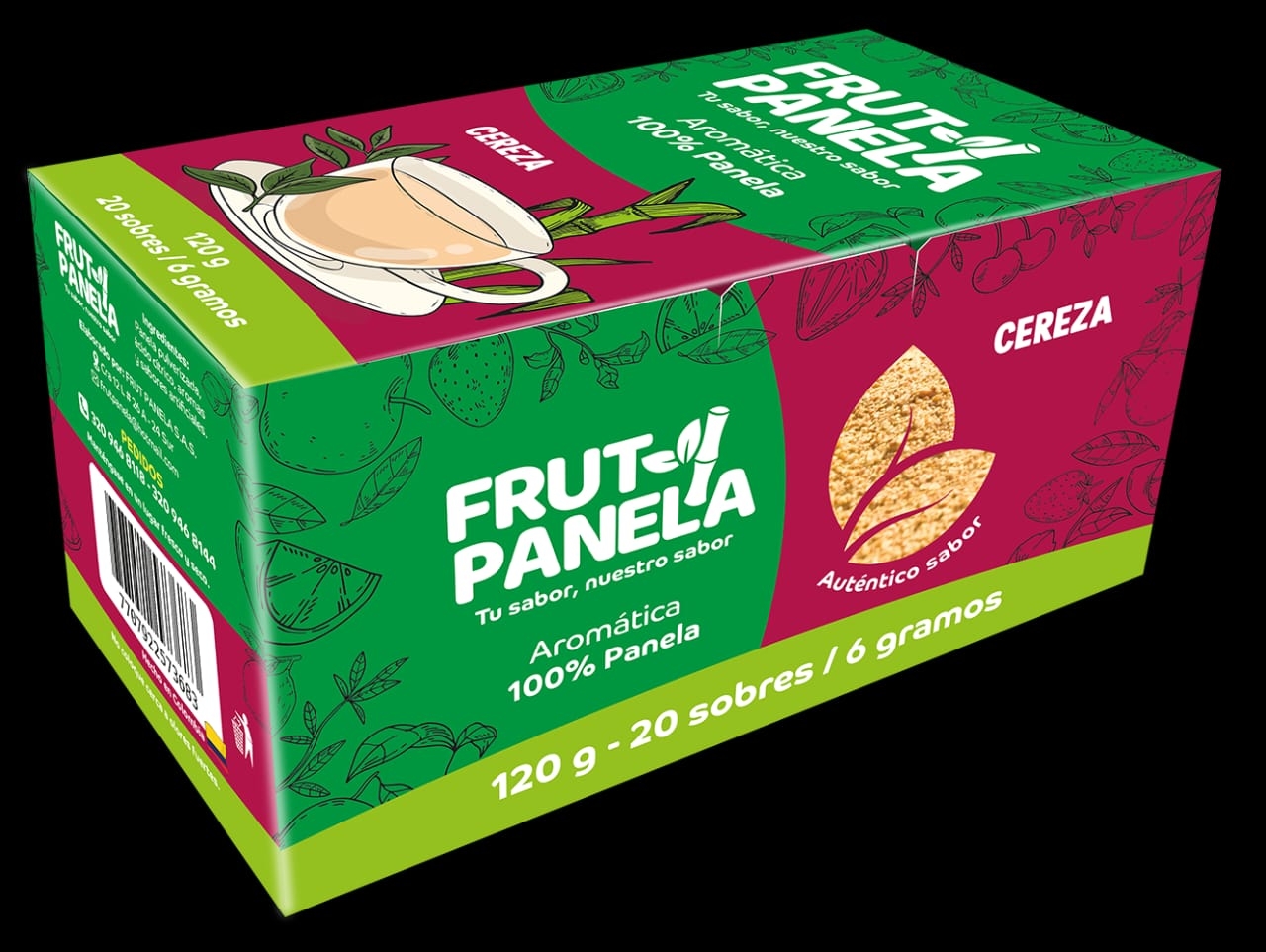 20 sobres x 6g Panela Saborizada Frut Panela